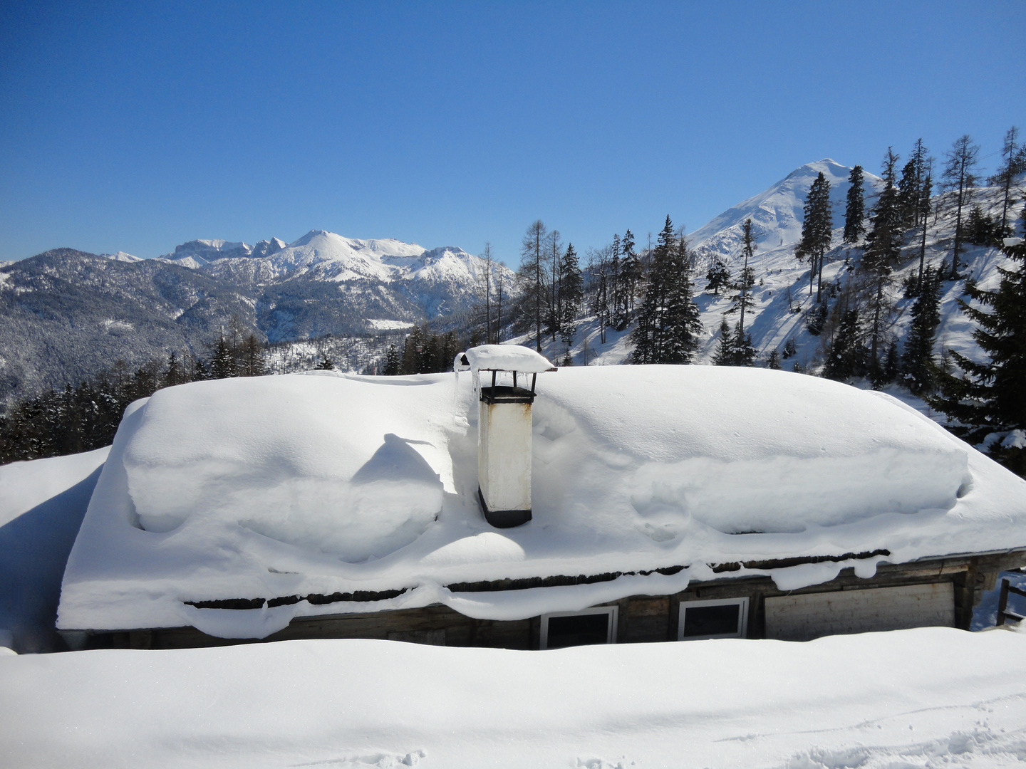 Skitour am Achensee mit Blick auf den Rofan