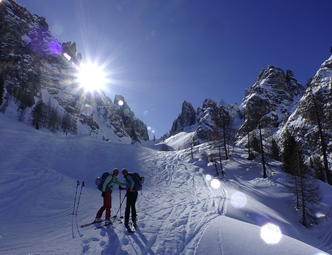 Skitour Dolomiten