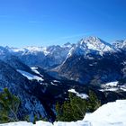 Skitour Kehlstein, Blick zum Watzmann und Königssee