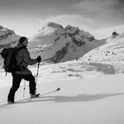 Skitour rund um die Faneshütte auf dem Weg zum Laveralla