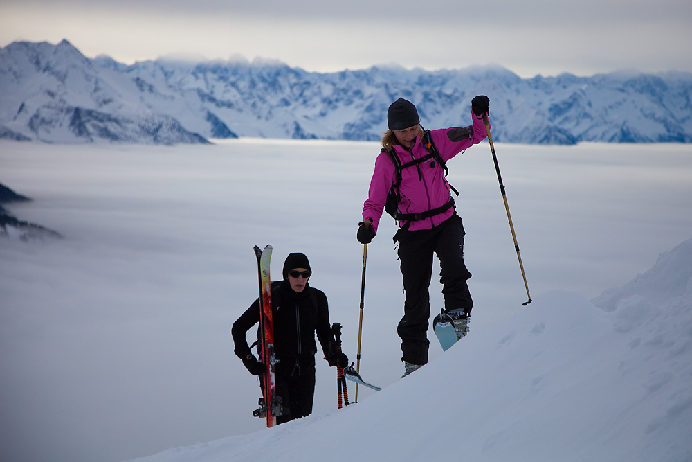 Skitour überm Nebelmeer