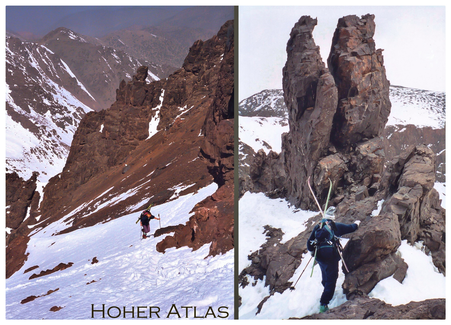 Skitouren nahe der Wüste