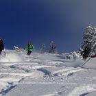 Skitourenabfahrt im Sonntagshorn Gebiet