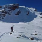 Skitourenaufstieg Parpaner Schwarzhorn