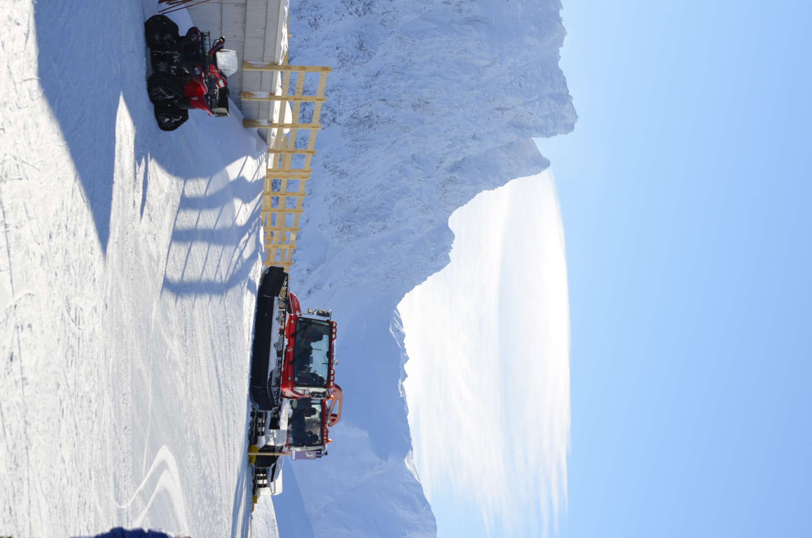 Skiurlaub-am Rande der Piste