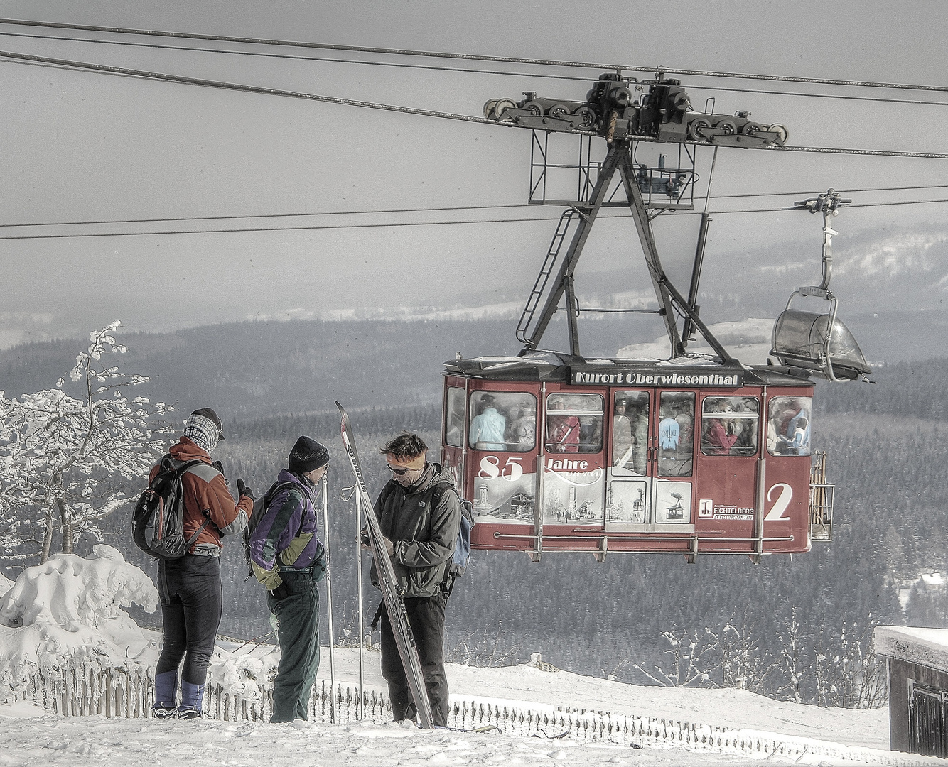 Skivergnügen am Fichtelberg