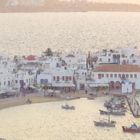 Skizze vom Hafen von Mykonos II