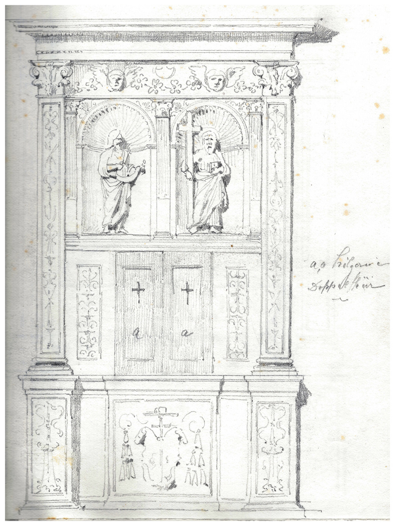 Skizzenbuch eines 19-jährigen Studenten aus dem Jahr 1863