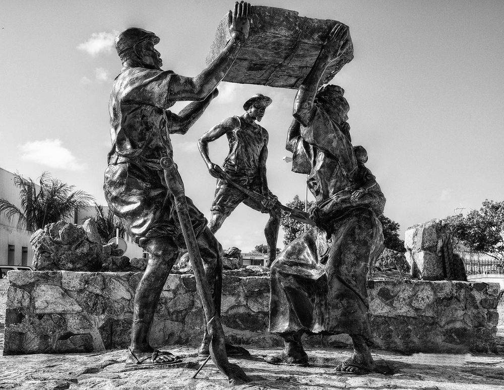 Sklaven Denkmal, Philipsburg, Sint Maarten, N.A.