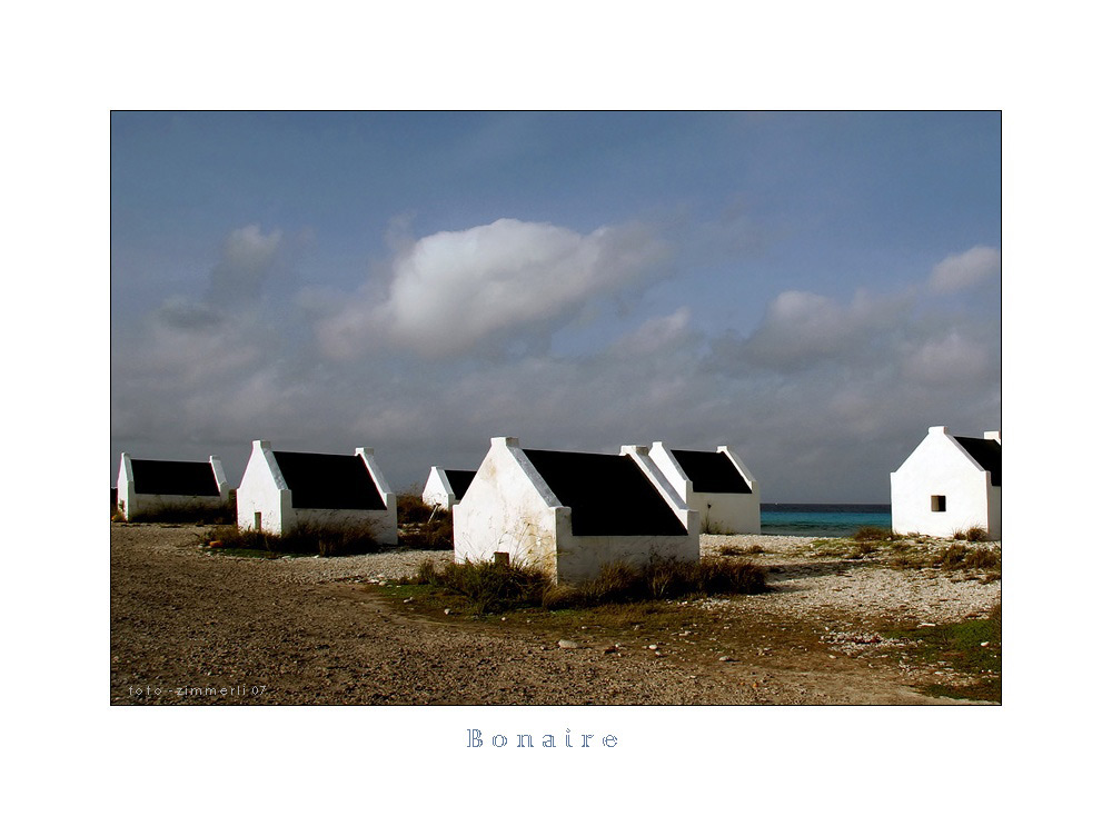 Sklavenhäuser in Bonaire