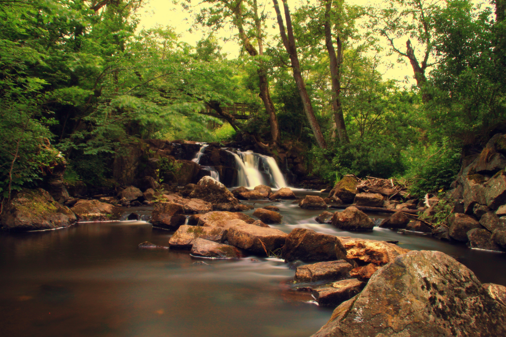 Skåne Sweden a little waterfall