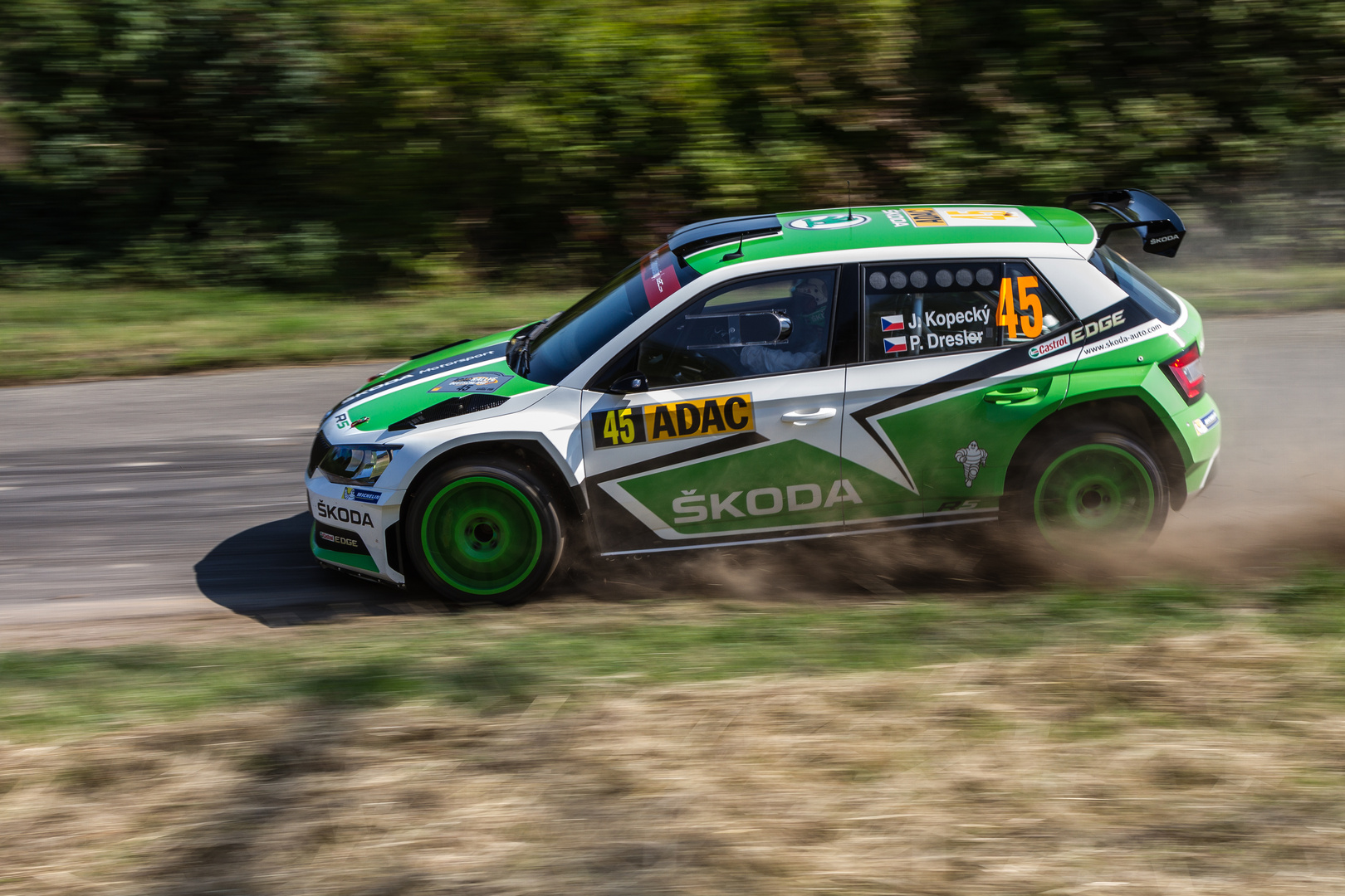 Skoda-Hoffnung bei der Deutschland Rallye 2015