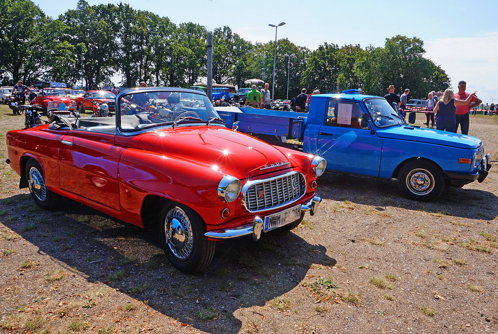 Skoda mit Sonnensternchen