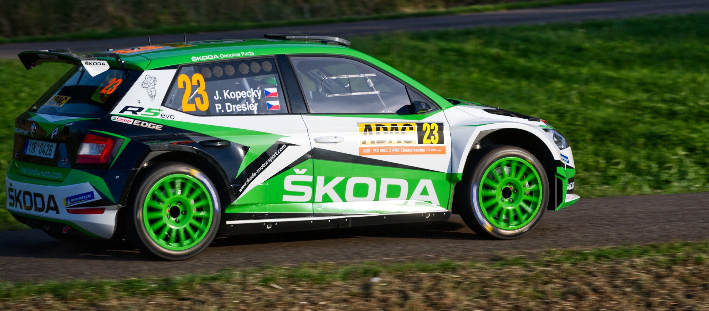 Skoda R5 evo WRC 2 Kopecky/Dresler