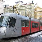 Skoda-Tram in Prag