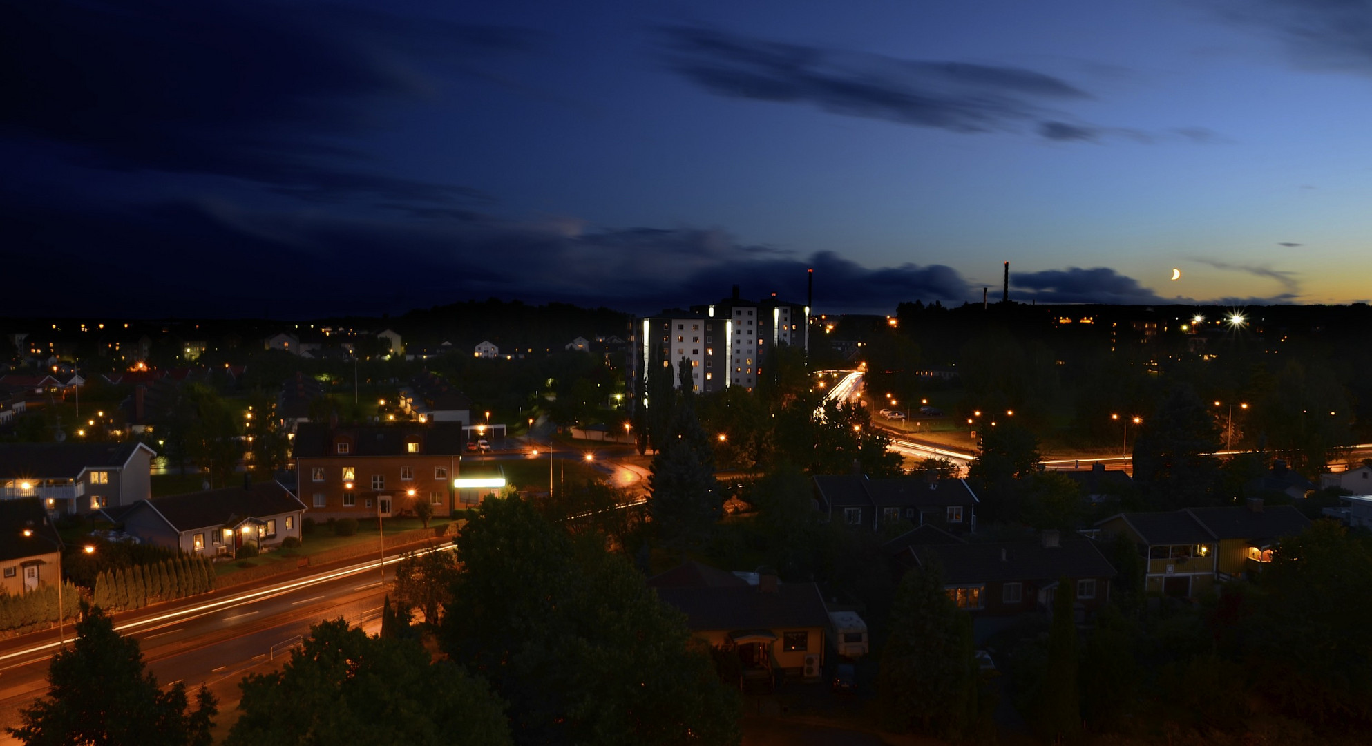 Skövde at Night