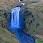 Skógafoss - Aerials Iceland 2013