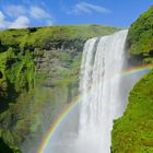 Skogafoss bei Traumwetter...