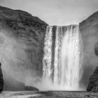 Skogafoss im Regen