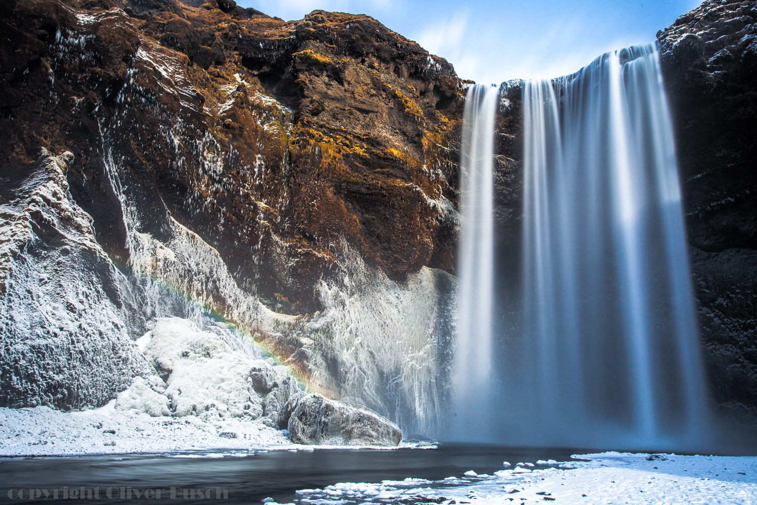 Skogafoss Regenbogen