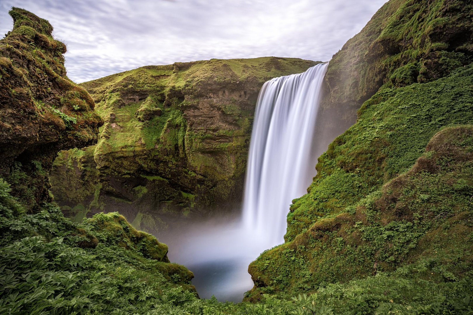 Skogafoss und sein Troll