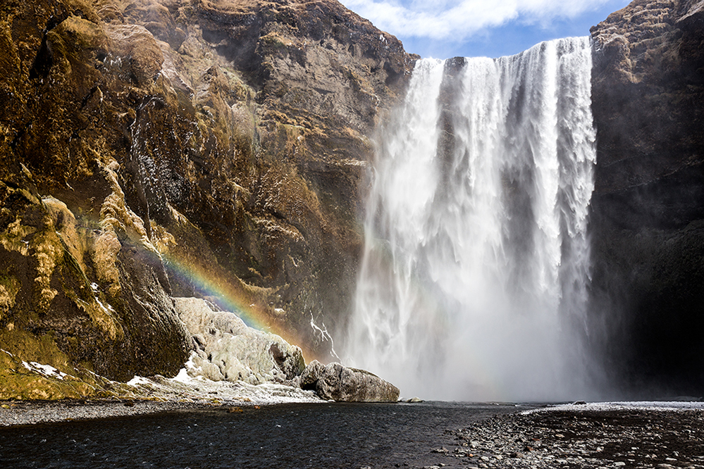 Skogafoss - ungezähmt