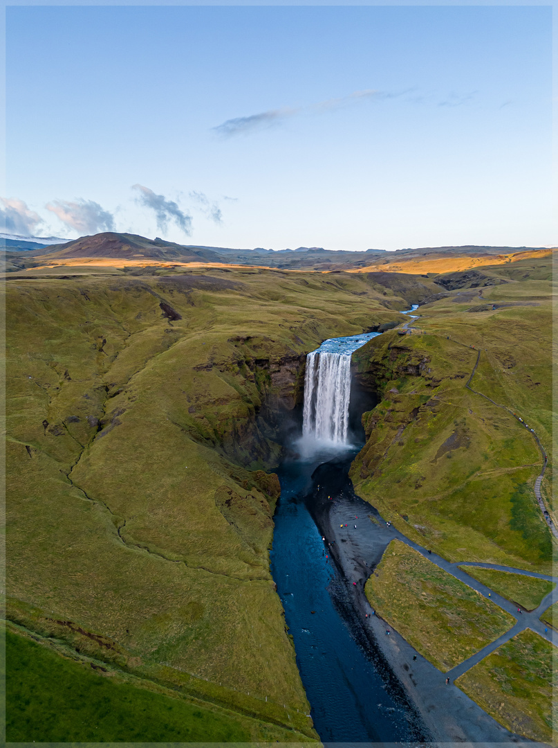 * Skogafoss von oben *