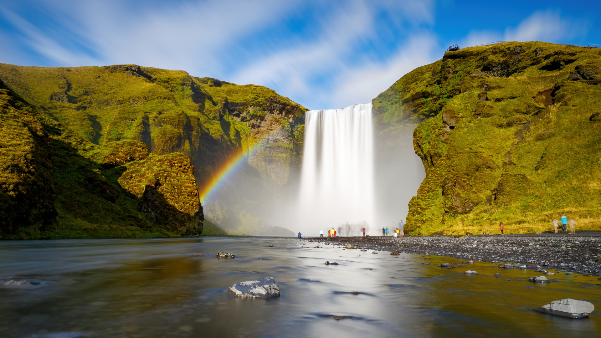 Skógafoss - Wasser in Eleganz