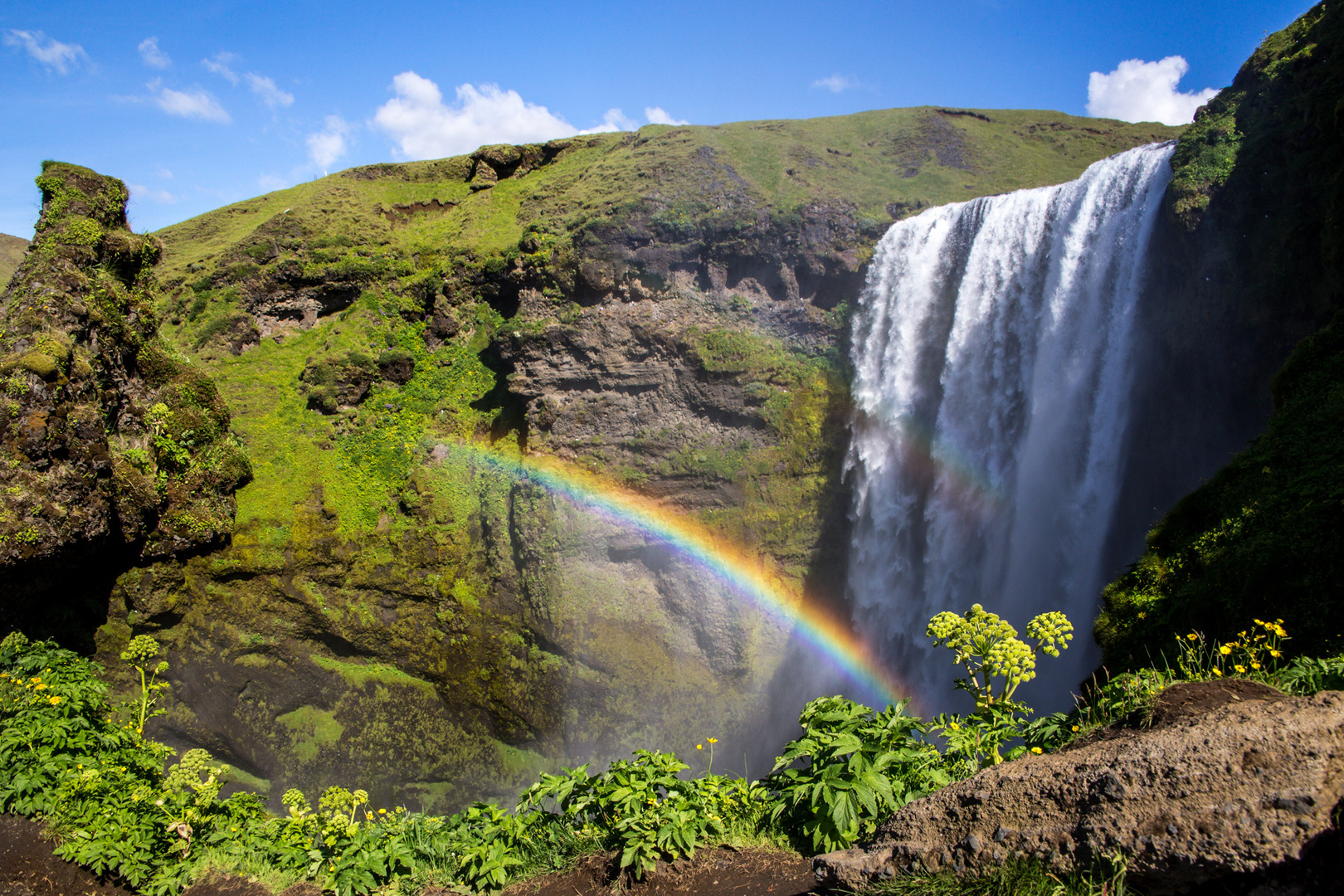 Skógafoss Wasserfall auf Island