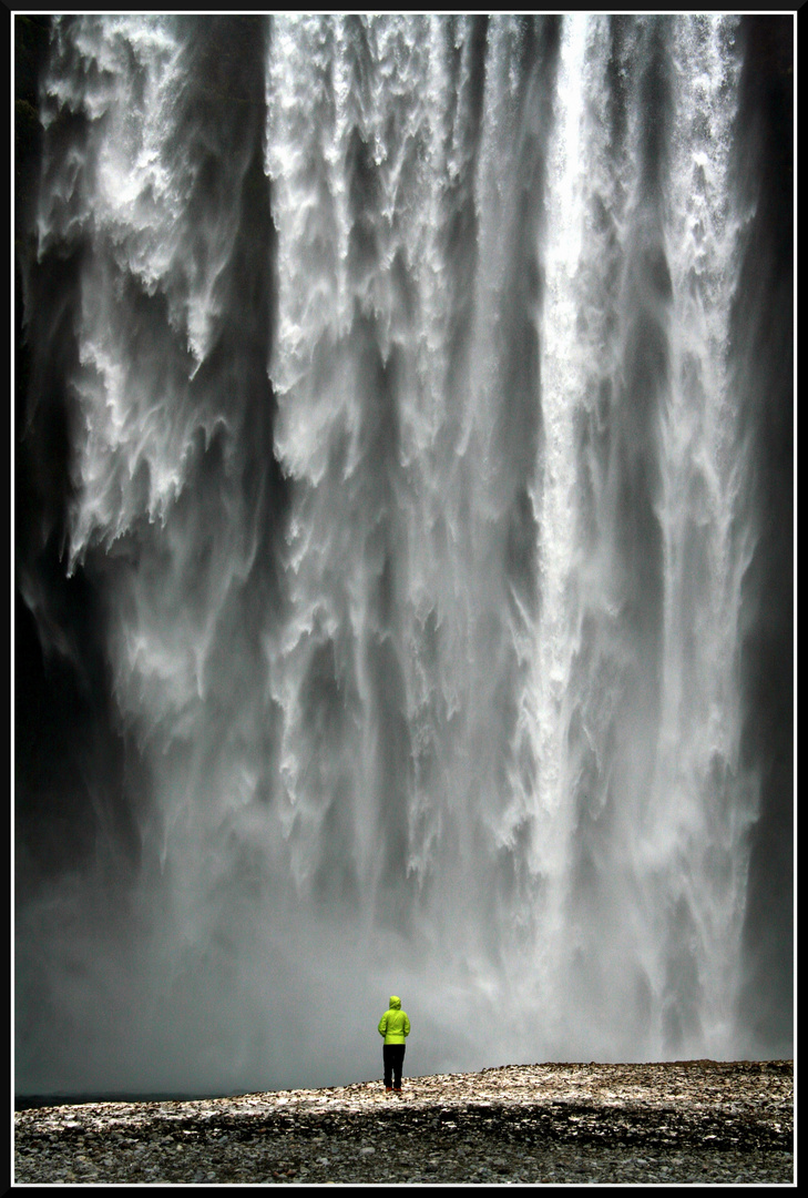 Skogarfoss in Island, Sommer 2008