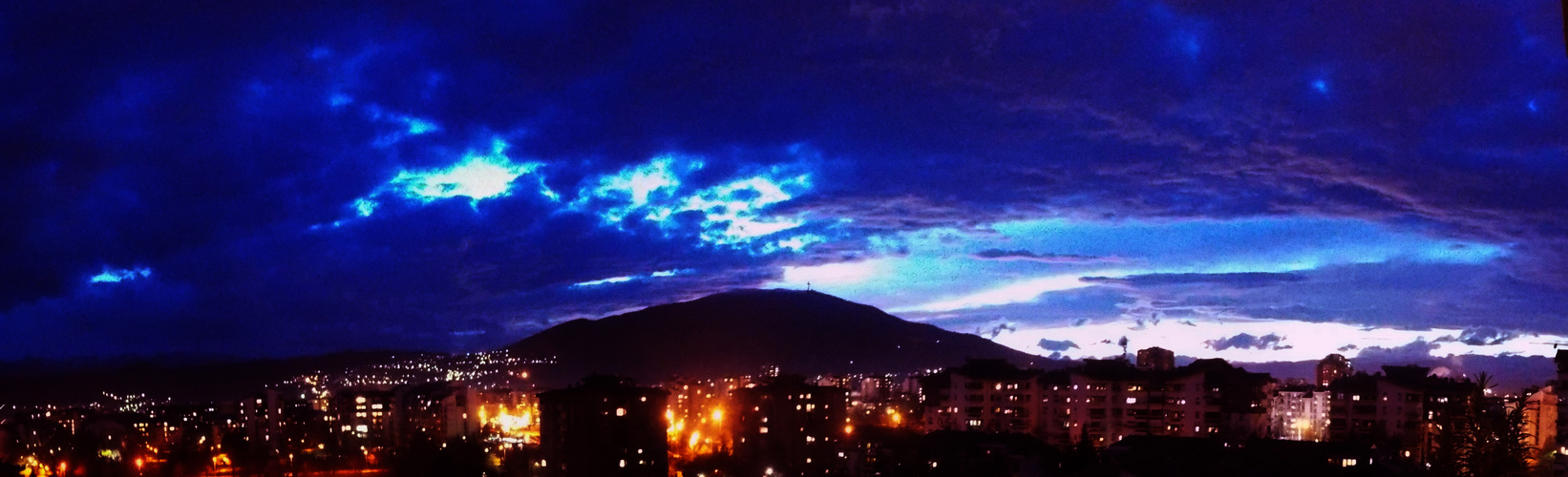 Skopje's sky