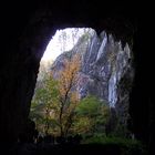 Skovjan Cave Exit in Slowenia