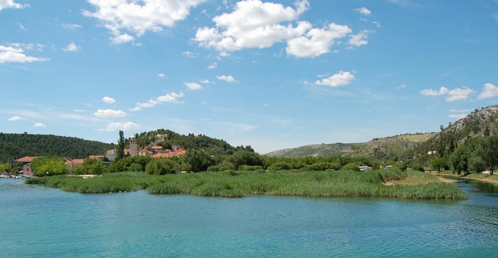 Skradin an den Krka Wasserfällen