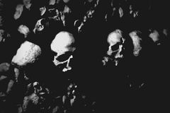 Skulls in the Catacombs of Paris