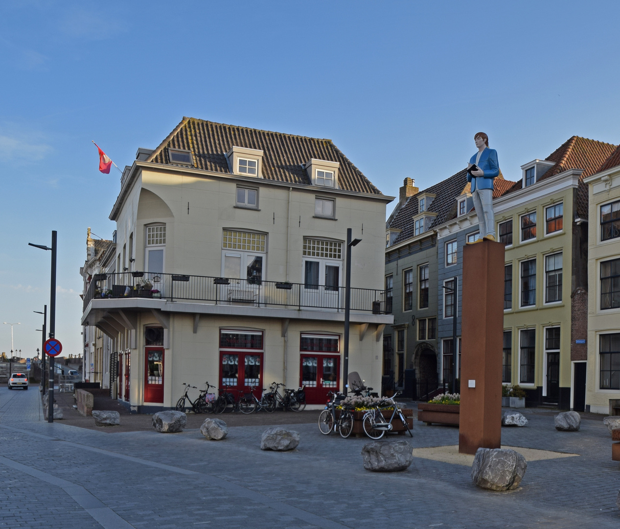 Skulptur am Bellamypark Vlissingen