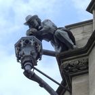 Skulptur am Erfurter Rathaus...