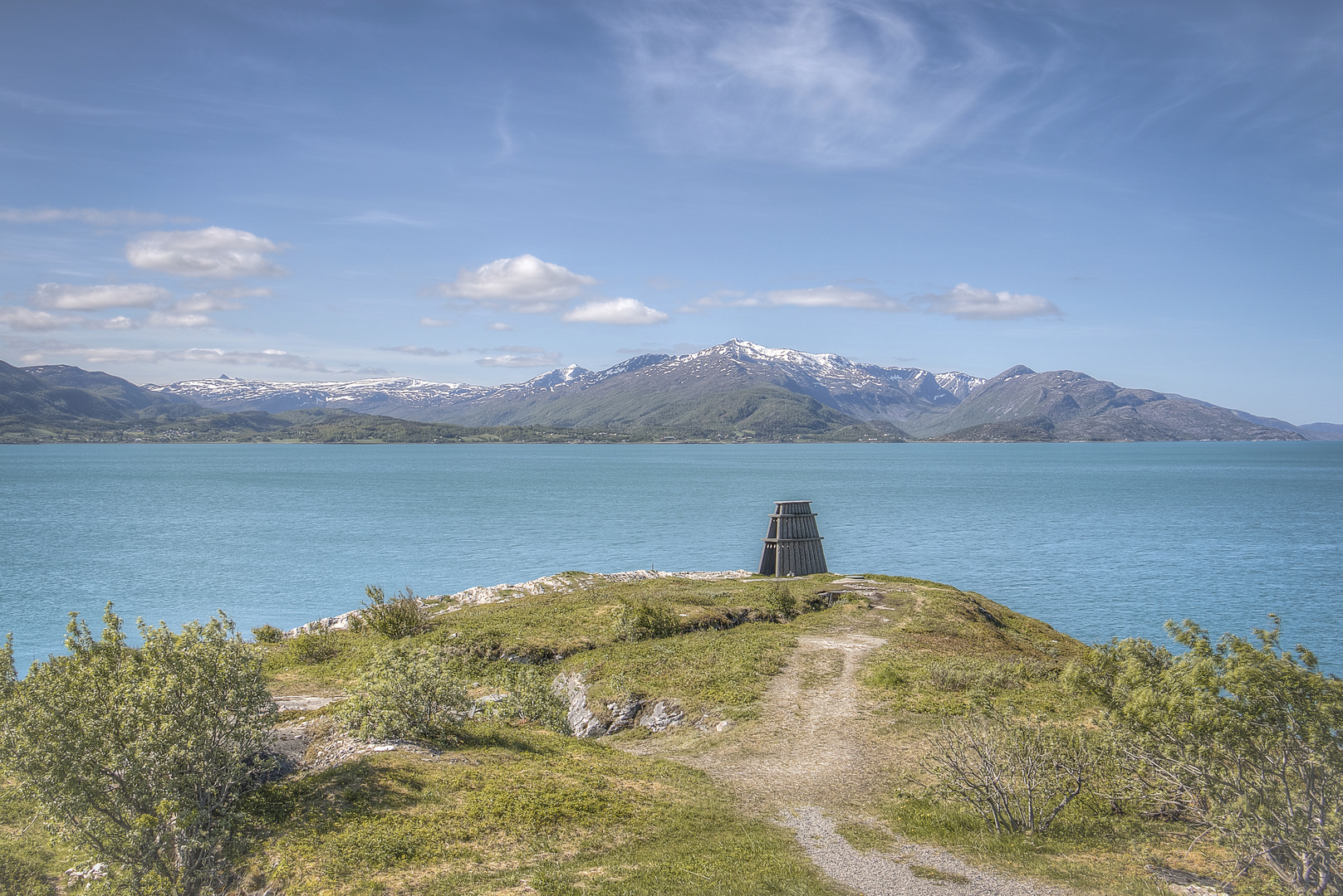 Skulptur am Ofotenfjord 