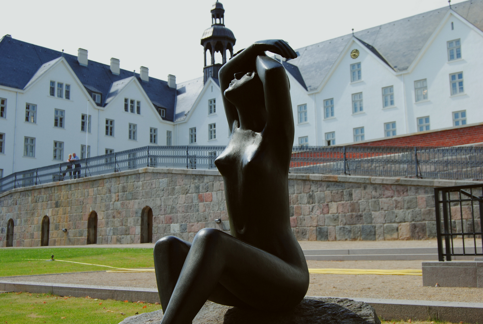 Skulptur am Plöner Schloss