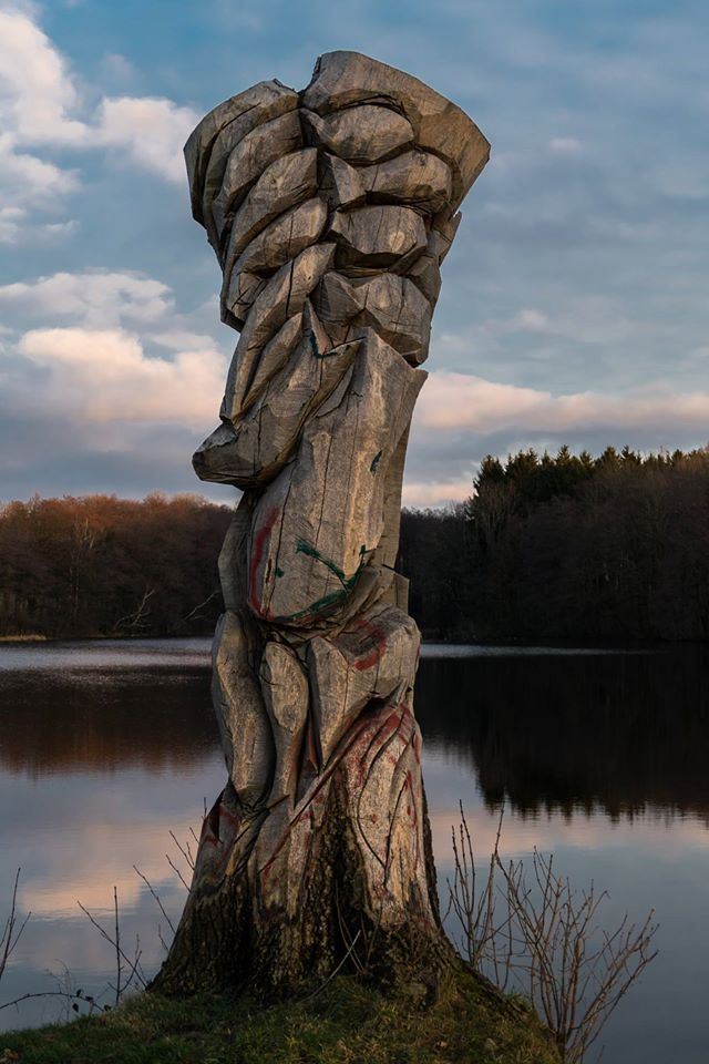 Skulptur am See