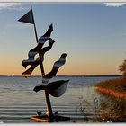 Skulptur am Steinhuder Meer