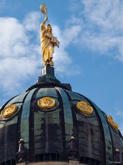 Skulptur auf dem Französischen Dom