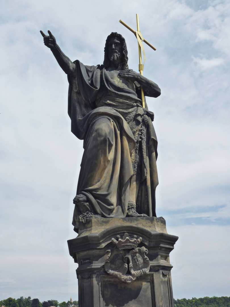 Skulptur auf der Karlsbrücke