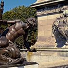 Skulptur auf Pont Alexandre III Paris