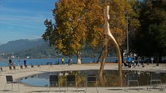 Skulptur bei der Seebühne Bregenz