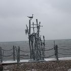 Skulptur bei Laboe an der Ostsee