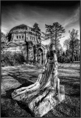 Skulptur: das Schicksal oder die grausame Gräfin von Hugo Lederer .....