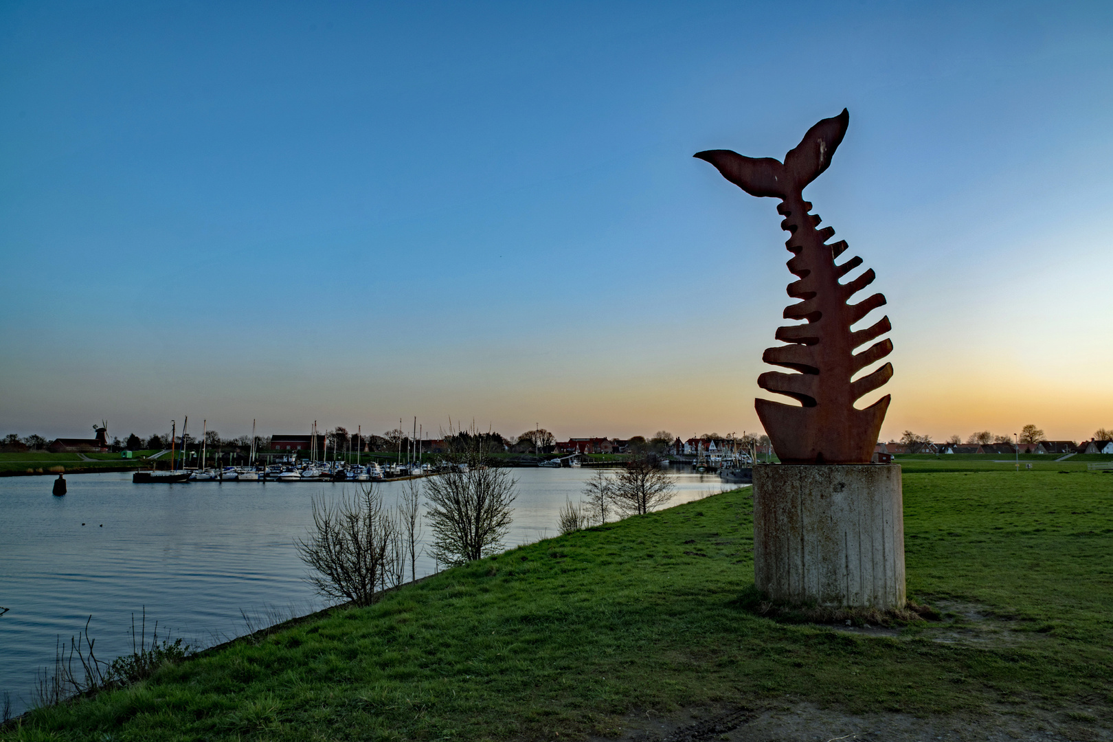 Skulptur Fischgräte