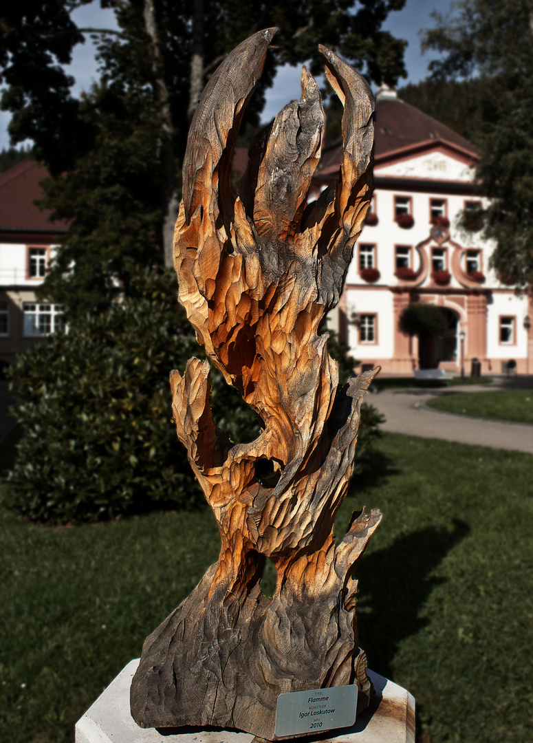 Skulptur "Flamme" in St. Blasien