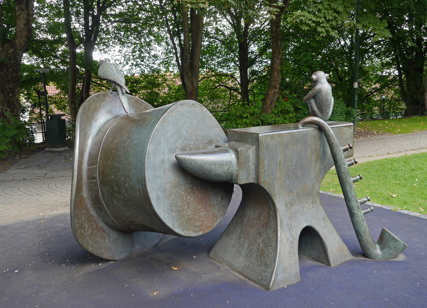 Skulptur für Lars Lende