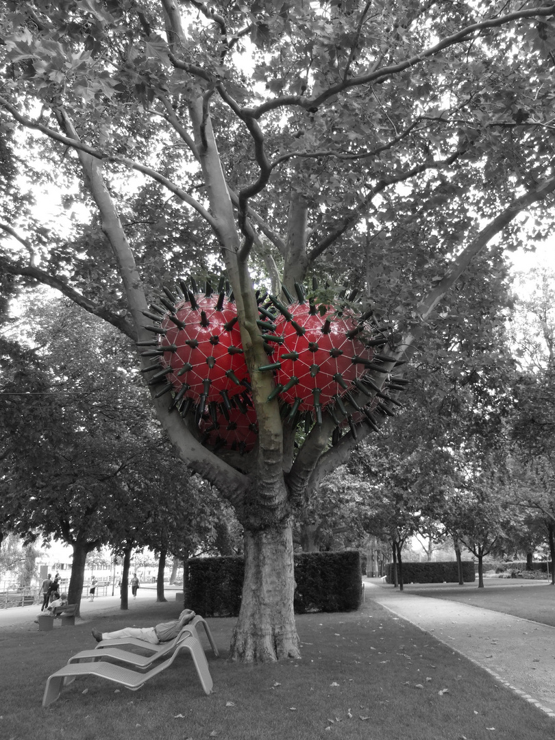 Skulptur im Binger Stadtpark